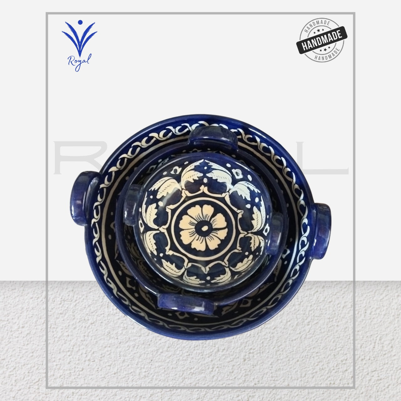 Multani Blue Pottery Karahi